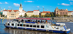 One-hour cruise on the Vltava river