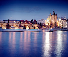 Boats by Charles Bridge